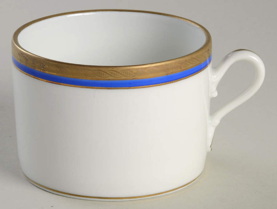 Danube Flat Cup by Ginori 1735-1