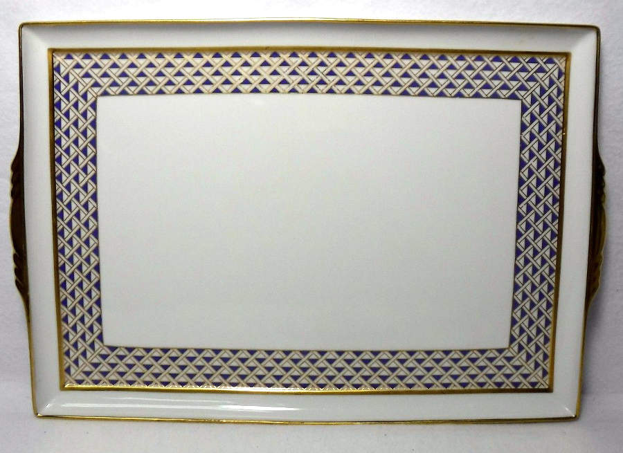Diamante Diamanti 16'' Rectangular Tray by Ginori 1735-1