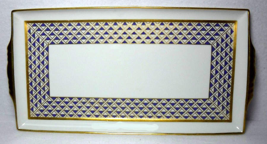 Diamante Diamanti 14" Rectangular Tray by Ginori 1735-1