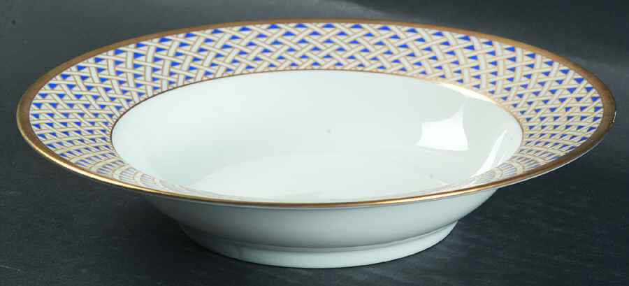 Diamante Diamanti Rim Soup Bowl by Ginori 1735-1