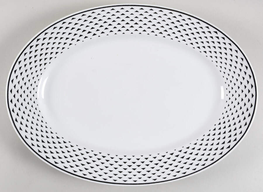 Diadema 16" Oval Serving Platter by Ginori 1735-1