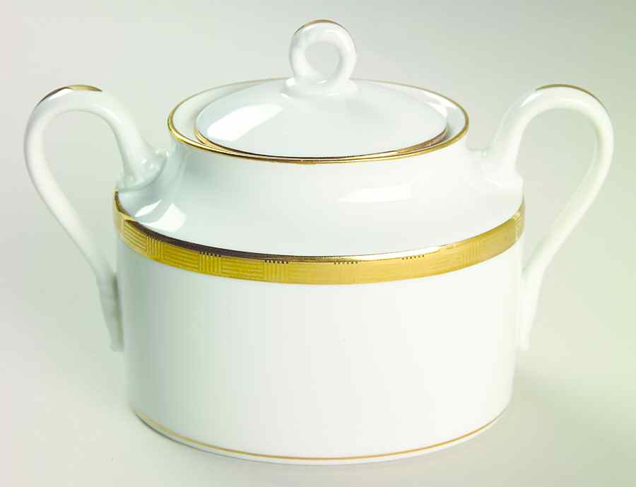 Dorato Sugar Bowl & Lid by Ginori 1735-1