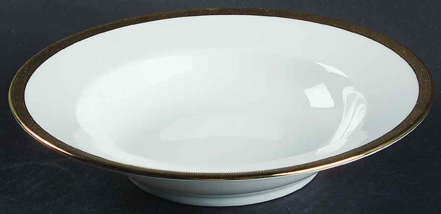 Dorato Rim Soup Bowl by Ginori 1735-1