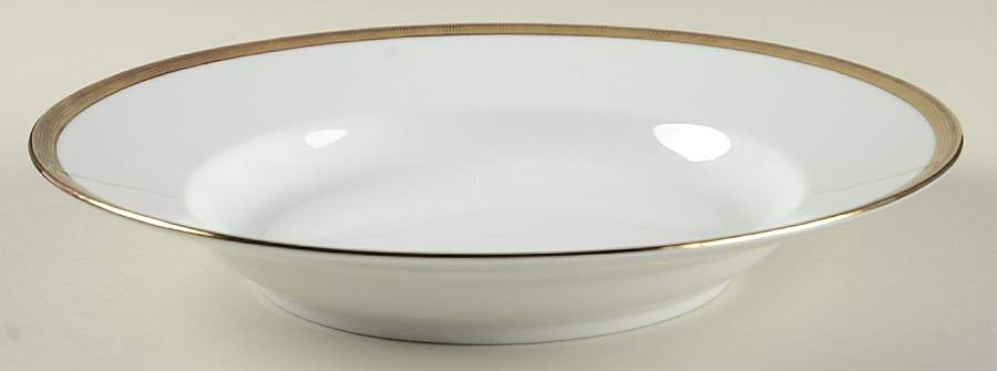 Dorato Large Rim Soup Bowl by Ginori 1735-1