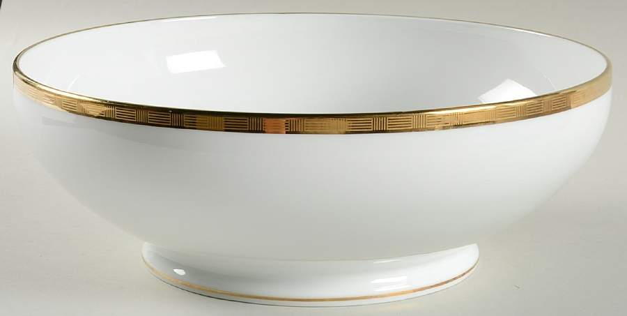 Dorato 10" Large Salad Serving Bowl by Ginori 1735-1