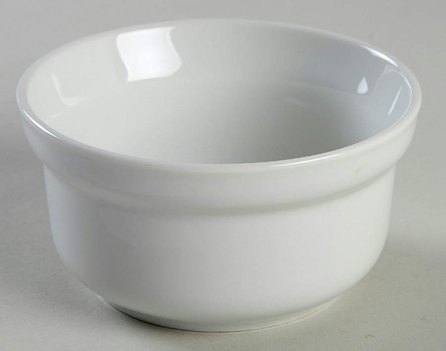 Eco White Fruit/Dessert (Sauce) Bowl by Ginori 1735-1