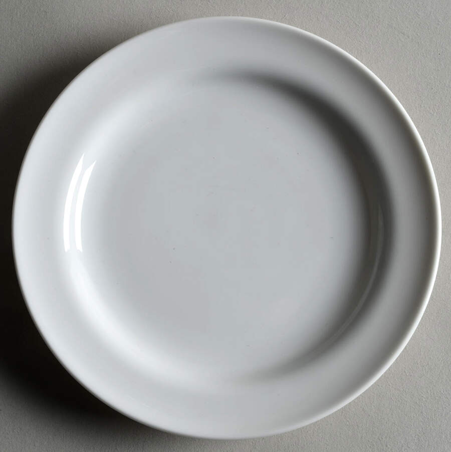 Eco White Bread & Butter Plate by Ginori 1735-1