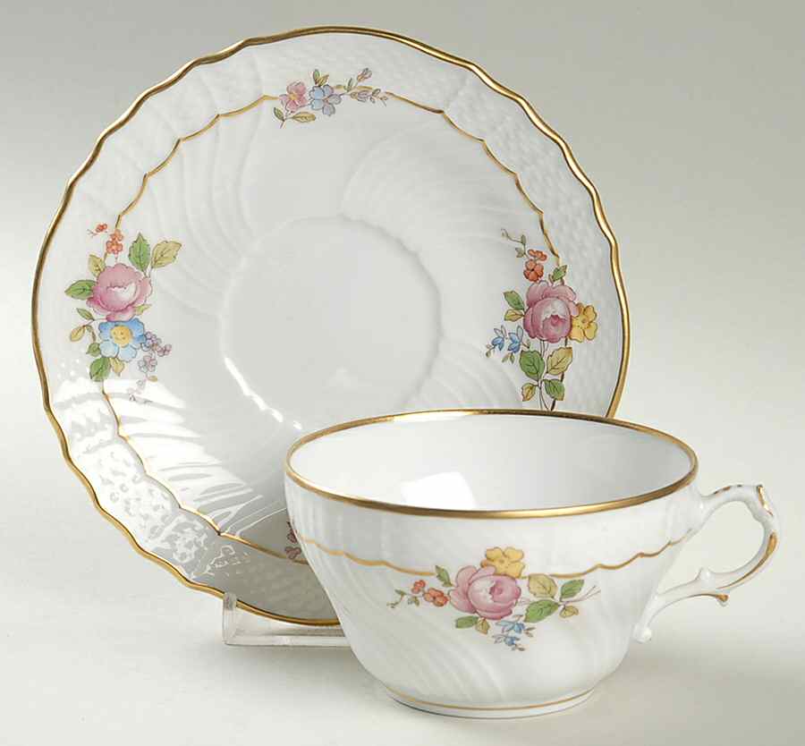 Elba Flat Cup & Saucer Set by Ginori 1735-1