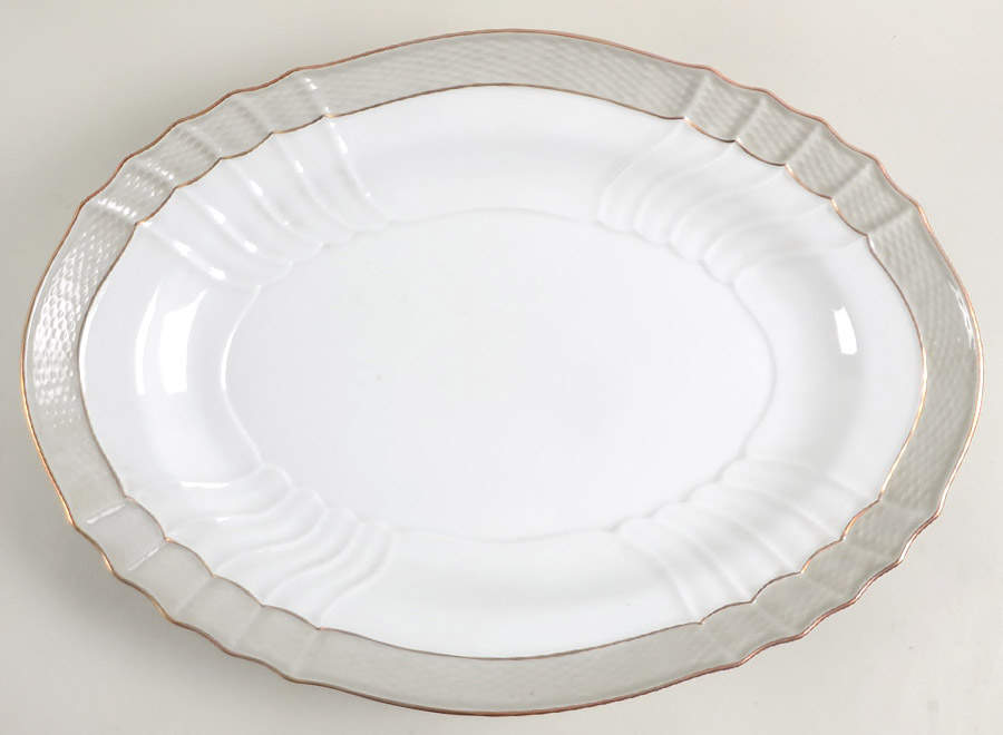 Eminence 15" Oval Serving Platter by Ginori 1735-1