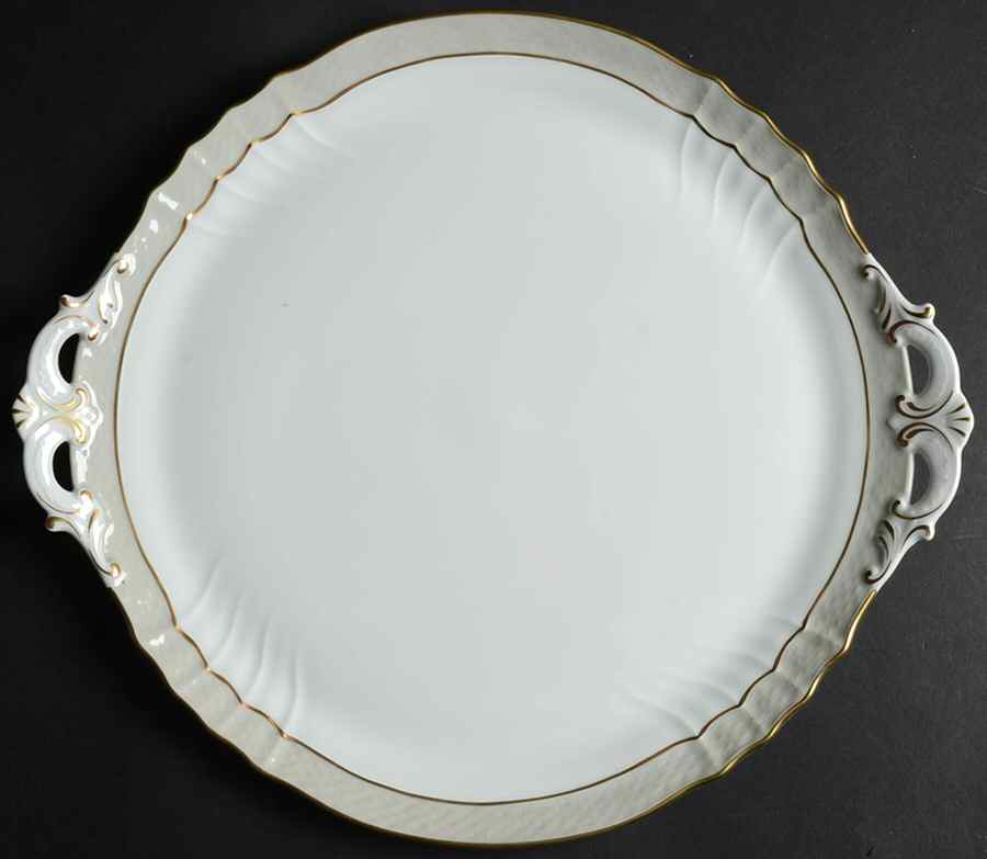 Eminence Handled Cake Plate by Ginori 1735-1
