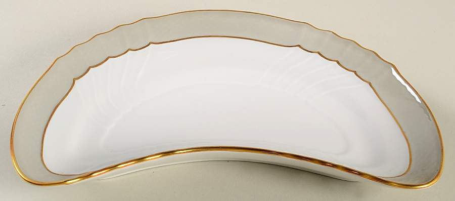 Eminence Crescent Salad Plate by Ginori 1735-1