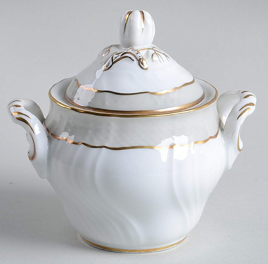 Eminence Mini Sugar Bowl & Lid by Ginori 1735-1
