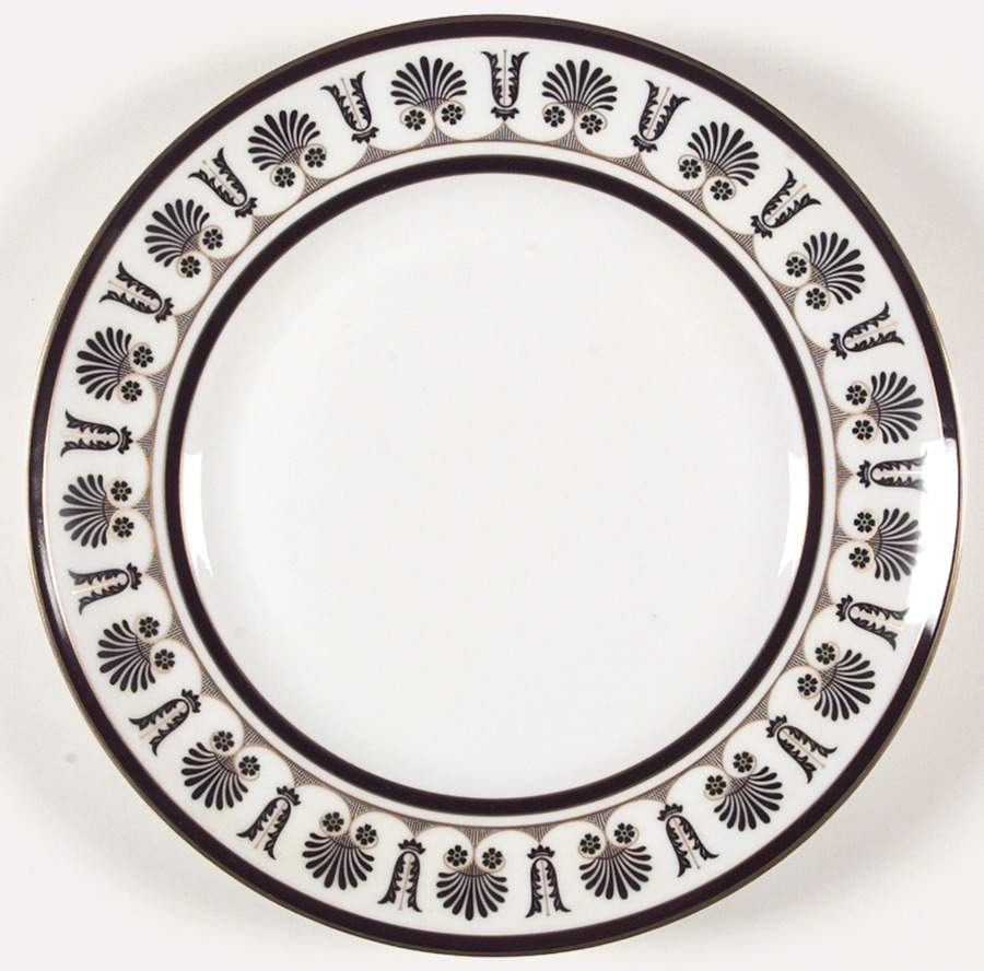 Ercolano Black Dinner Plate by Ginori 1735-1
