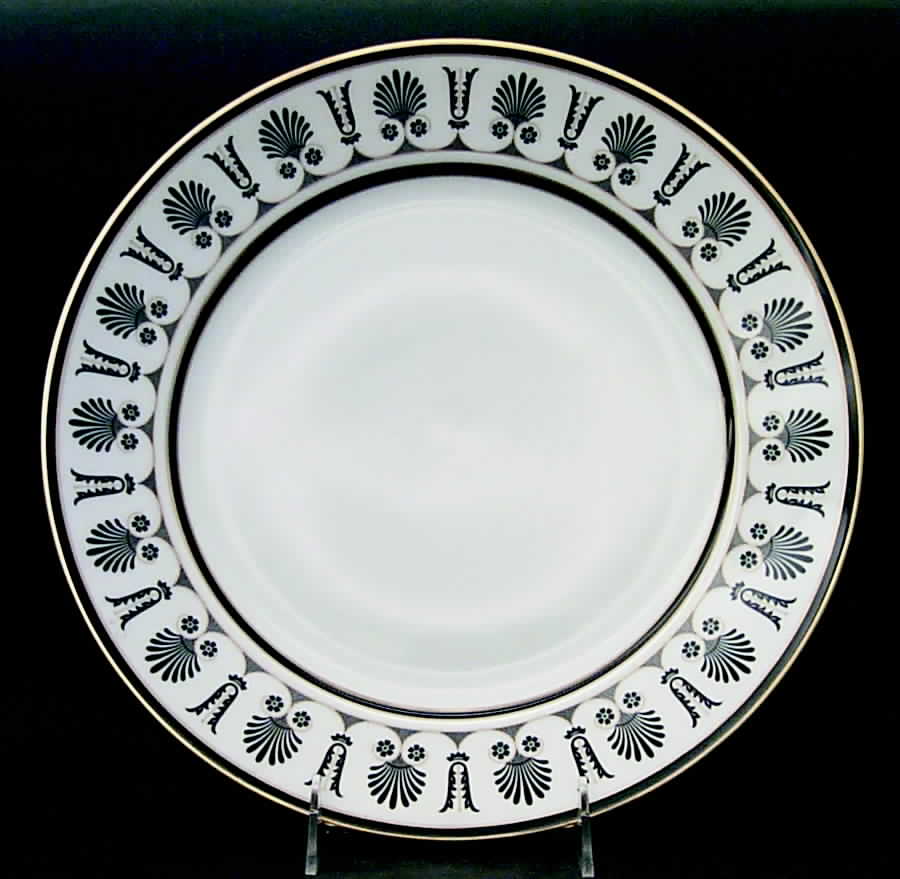 Ercolano Black 12" Chop Plate (Round Platter) by Ginori 1735-1