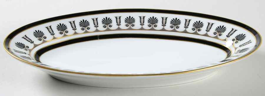 Ercolano Black Pickle Dish by Ginori 1735-1