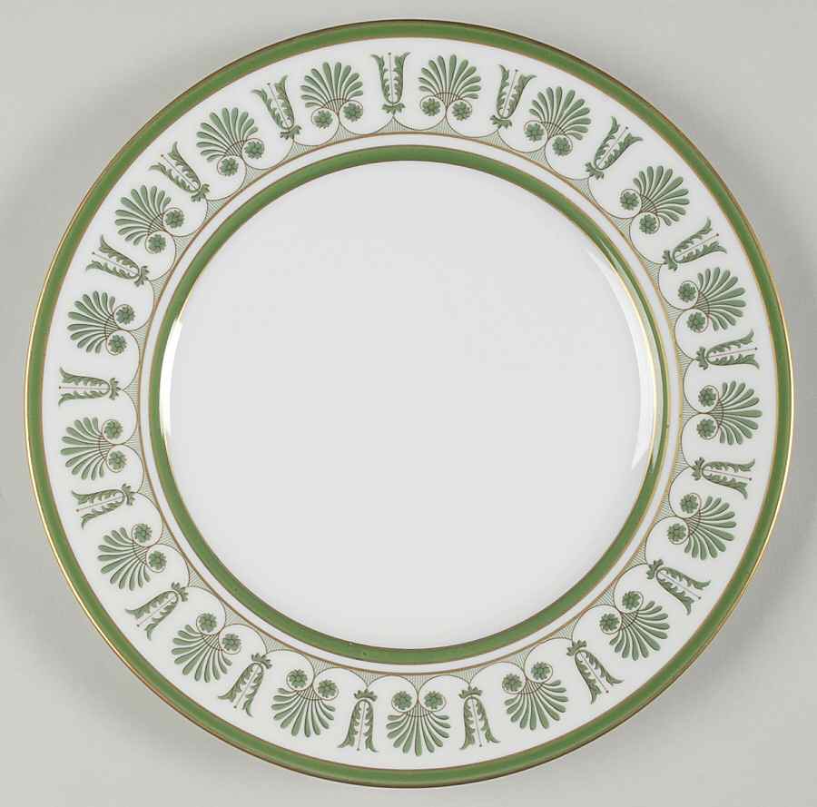 Ercolano Green Dinner Plate by Ginori 1735-1