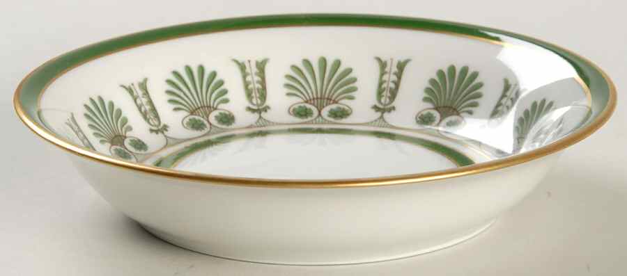 Ercolano Green Fruit/Dessert (Sauce) Bowl by Ginori 1735-1