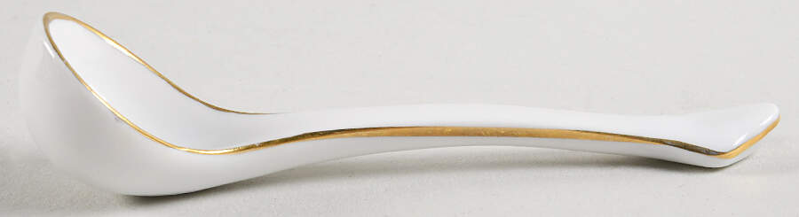 Fiesole (Italian Scene) Mustard Spoon by Ginori 1735-1