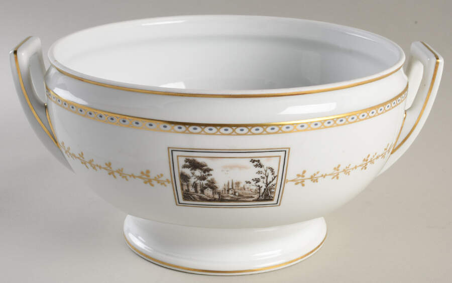 Fiesole (Italian Scene) Tureen No Lid by Ginori 1735-1