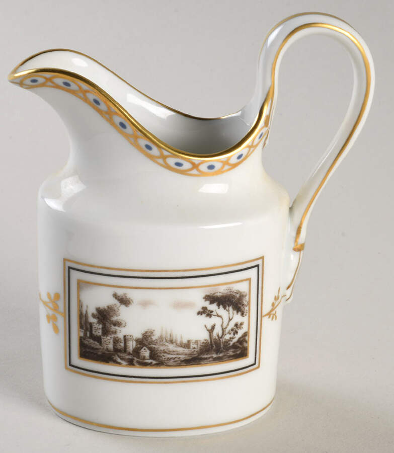 Fiesole (Italian Scene) Creamer by Ginori 1735-1