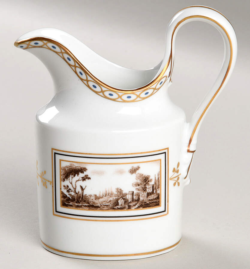 Fiesole (Italian Scene) Mini Creamer by Ginori 1735-1