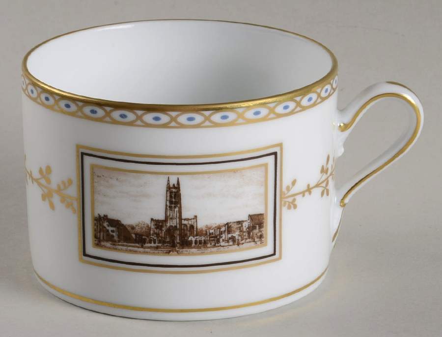 Fiesole (Italian Scene) Flat Cup by Ginori 1735-1