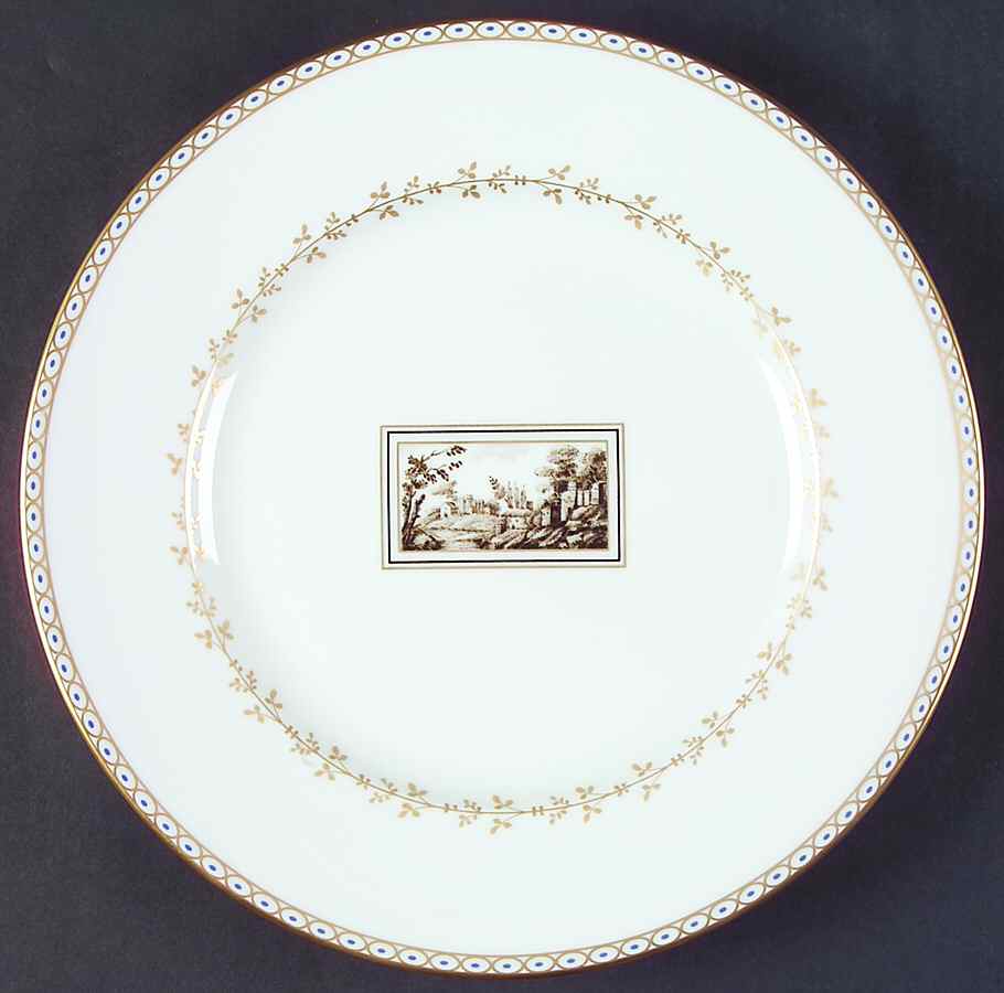 Fiesole (Italian Scene) Large Dinner Plate by Ginori 1735-1