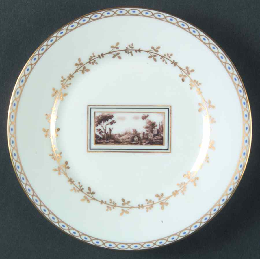 Fiesole (Italian Scene) Bread & Butter Plate by Ginori 1735-1