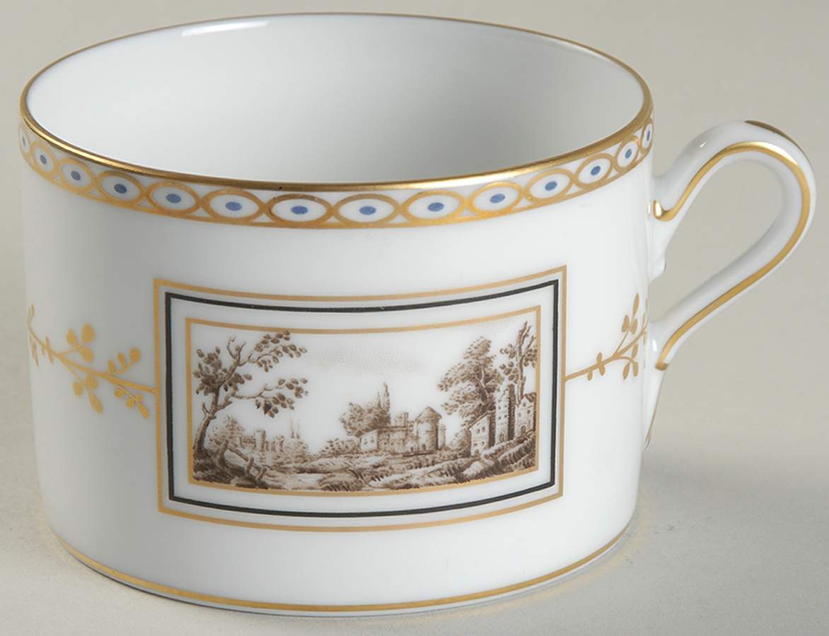 Fiesole (Italian Scene) Flat Cup by Ginori 1735-1