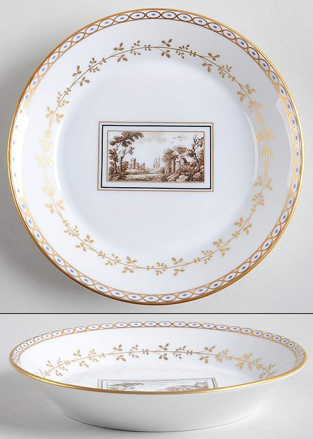 Fiesole (Italian Scene) Coaster by Ginori 1735-1