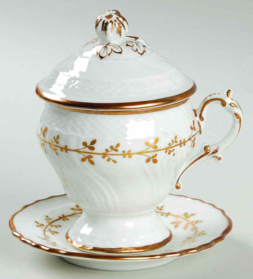 Firenze 3-Piece Pot de Creme with Underplate by Ginori 1735-1