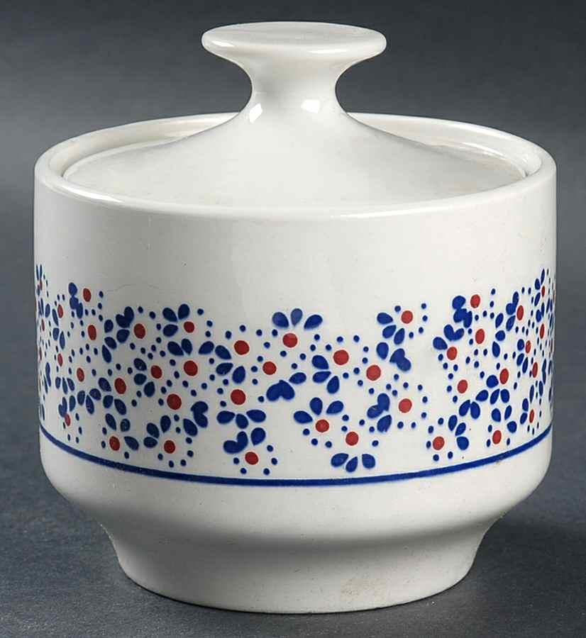 GIN10 Sugar Bowl & Lid by Ginori 1735-1