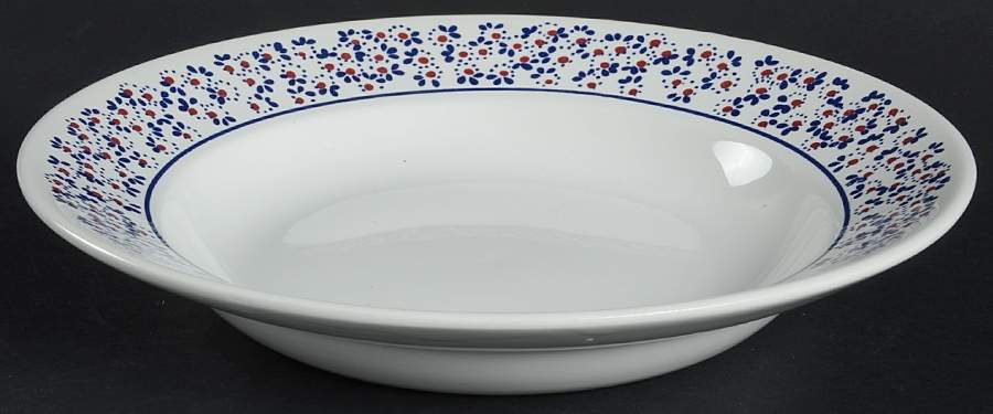 GIN10 Large Rim Soup Bowl by Ginori 1735-1