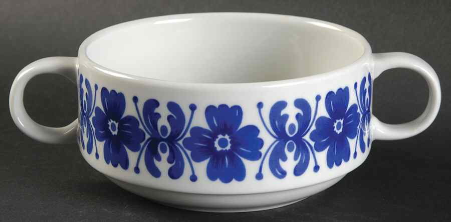 GIN11 Flat Cream Soup Bowl by Ginori 1735-1