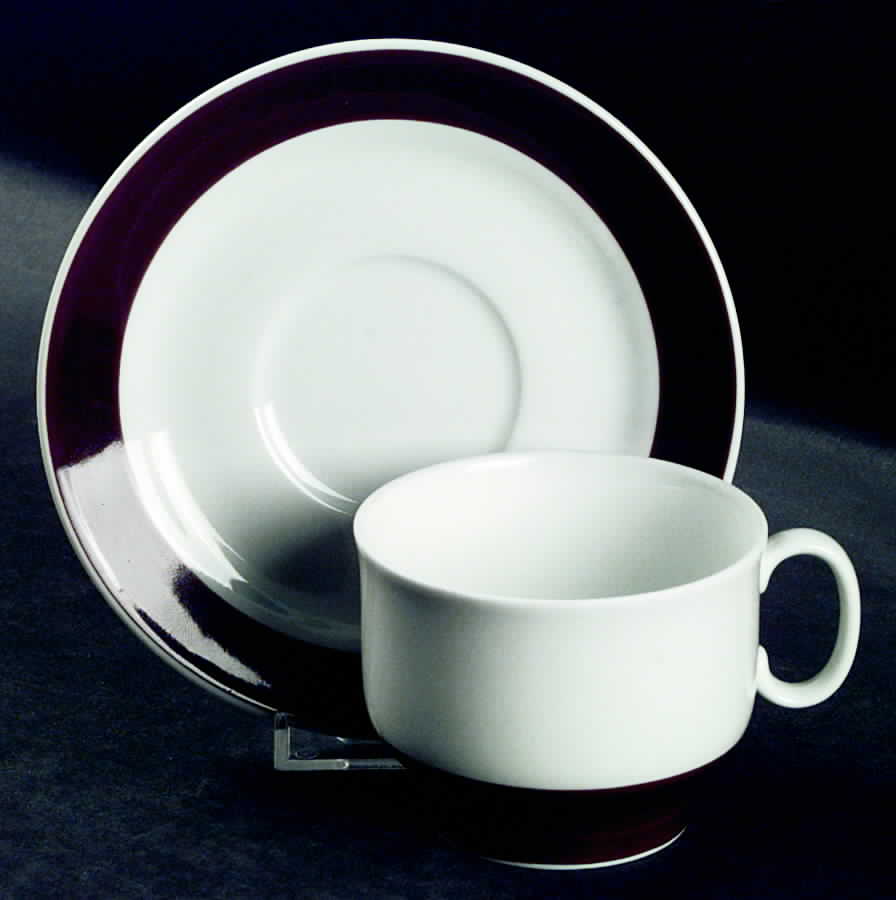 GIN20 Footed Cup & Saucer Set by Ginori 1735-1
