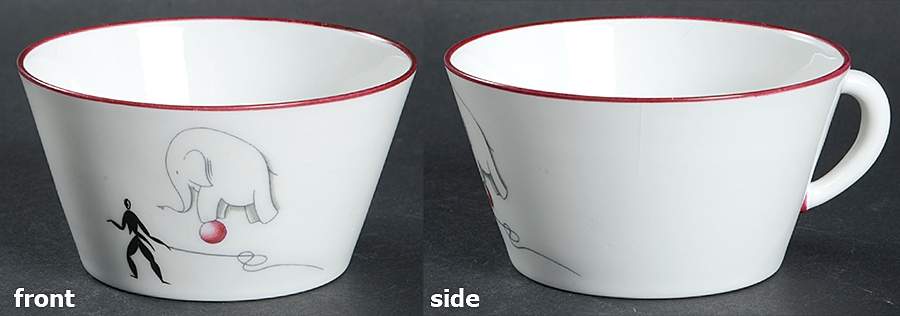 Circo Series Flat Cup by Ginori 1735-1
