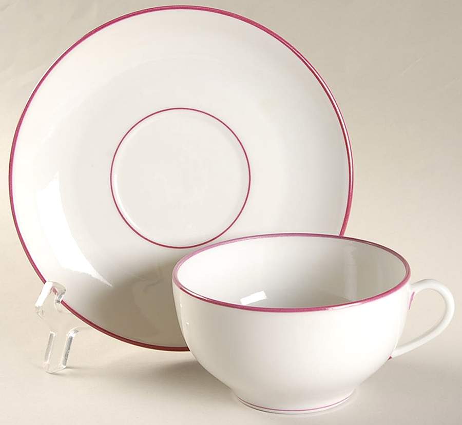 Circo Series Flat Cup & Saucer Set by Ginori 1735-1