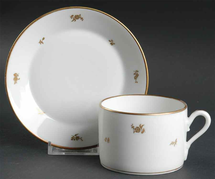 GIN5 Flat Cup & Saucer Set by Ginori 1735-1