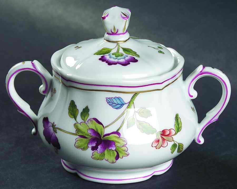 Granduca Coreana Sugar Bowl & Lid by Ginori 1735-1