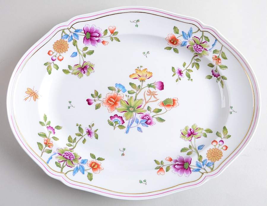 Granduca Coreana 13" Oval Serving Platter by Ginori 1735-1