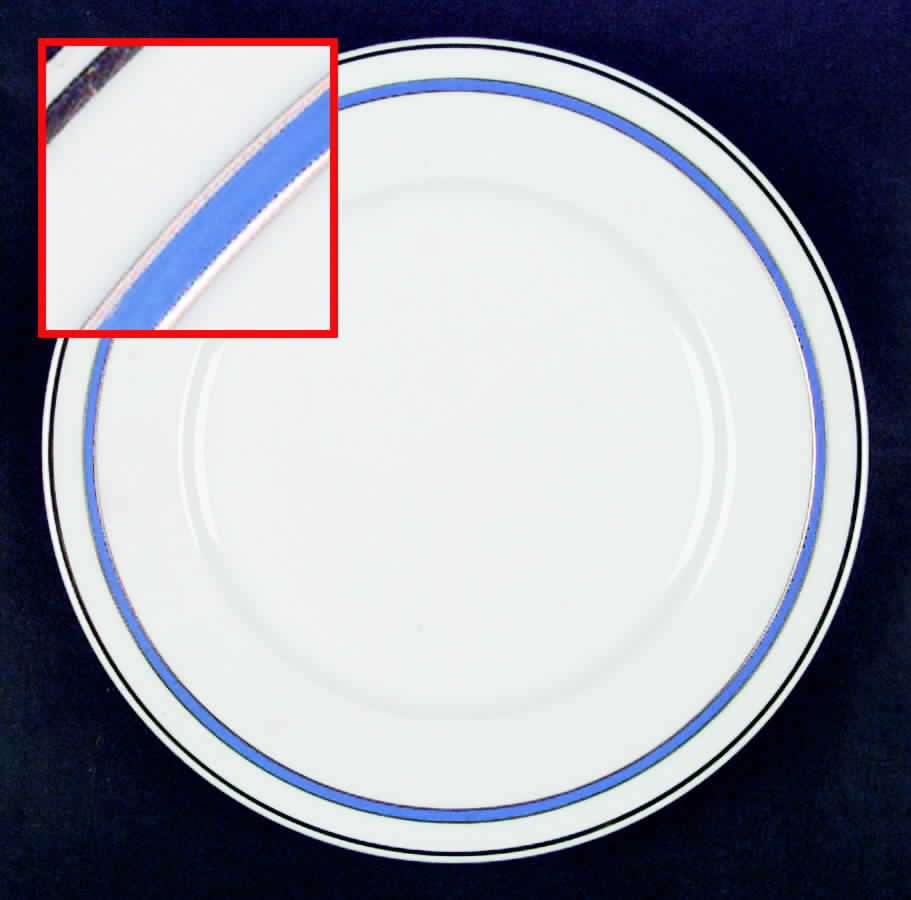 Impero Blue Dinner Plate by Ginori 1735-1