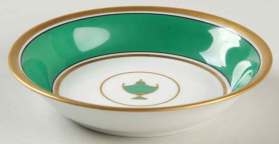 Impero Green Fruit/Dessert (Sauce) Bowl by Ginori 1735-1