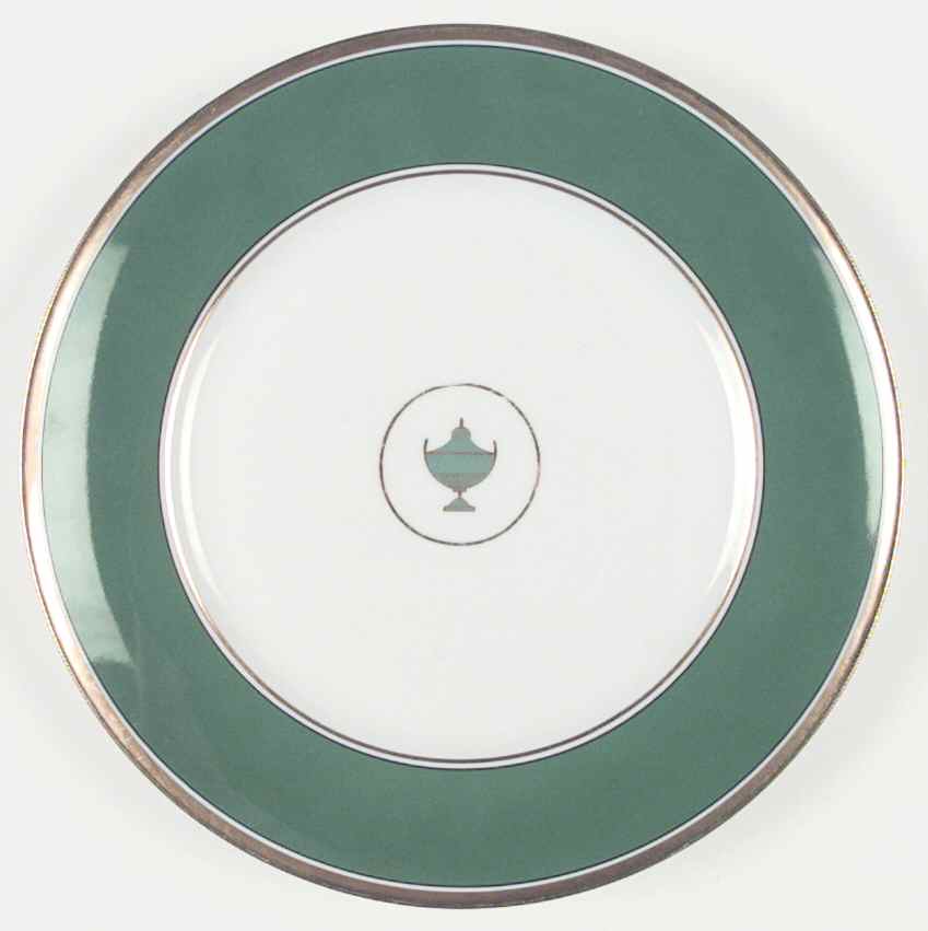 Impero Green Dinner Plate by Ginori 1735-1