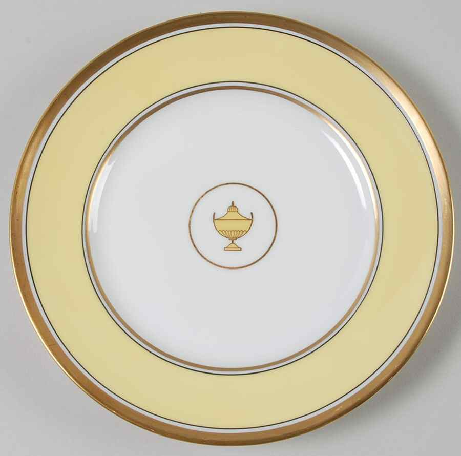 Impero Yellow Salad Plate by Ginori 1735-1
