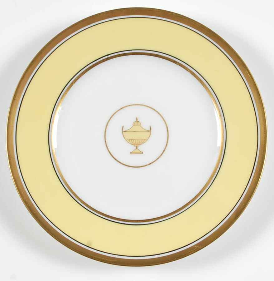 Impero Yellow Bread & Butter Plate by Ginori 1735-1