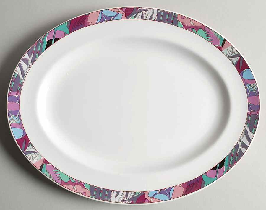 Intra 13" Oval Serving Platter by Ginori 1735-1