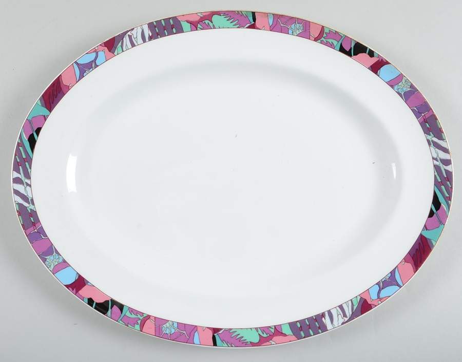 Intra 15" Oval Serving Platter by Ginori 1735-1