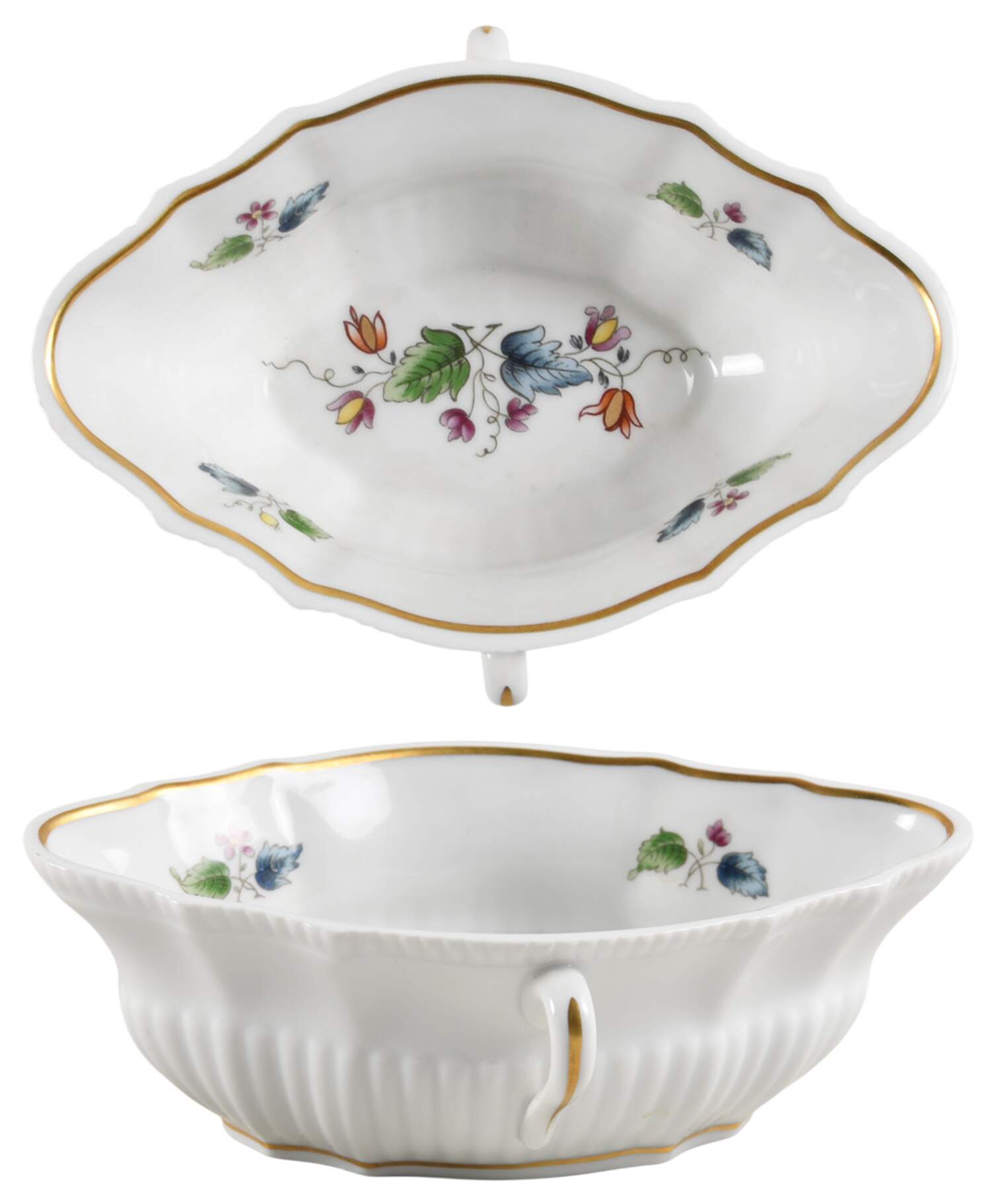 Ischia (Antico Doccia Shape) Open Sauce Boat by Ginori 1735-1