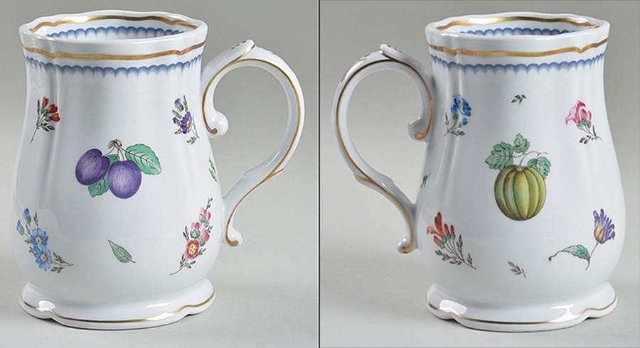 Italian Fruits (Antico Doccia) Mug by Ginori 1735-1