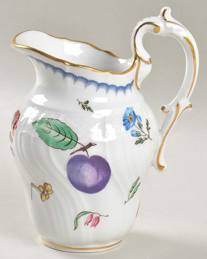 Italian Fruits (Antico Doccia) Creamer by Ginori 1735-1